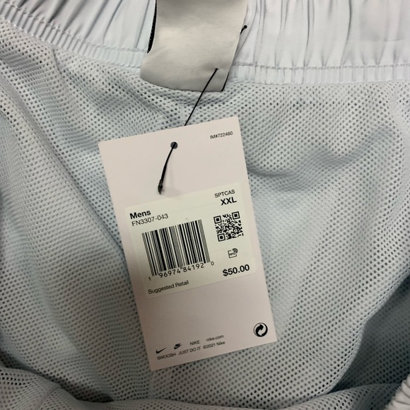 Nike Silver Athletic Shorts Sz various - Picture 6 of 8